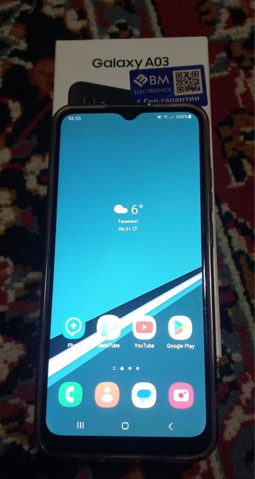 Samsung A03. 3/32 karobka dokument