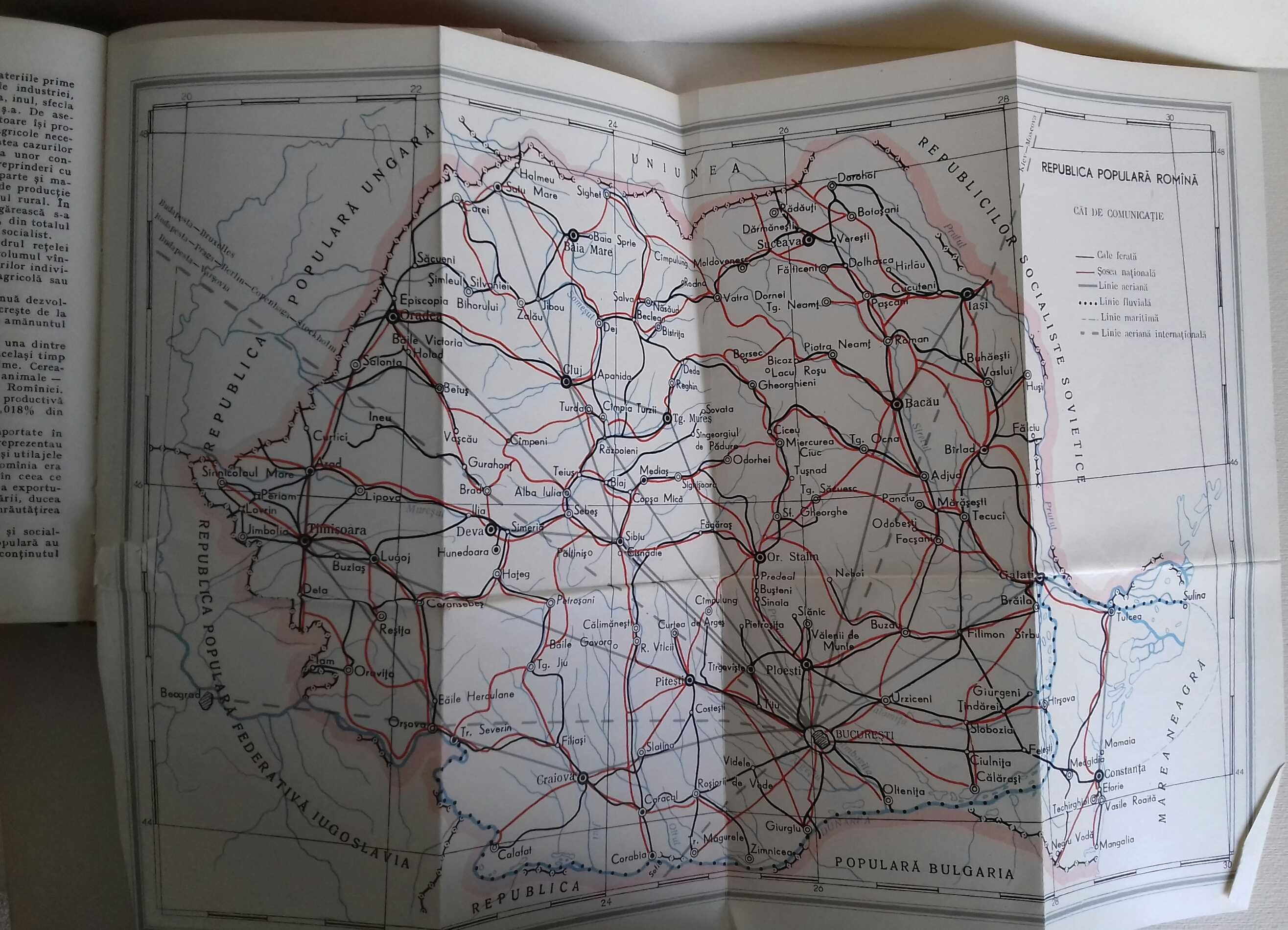 Carte Republica Populara Romana 1960