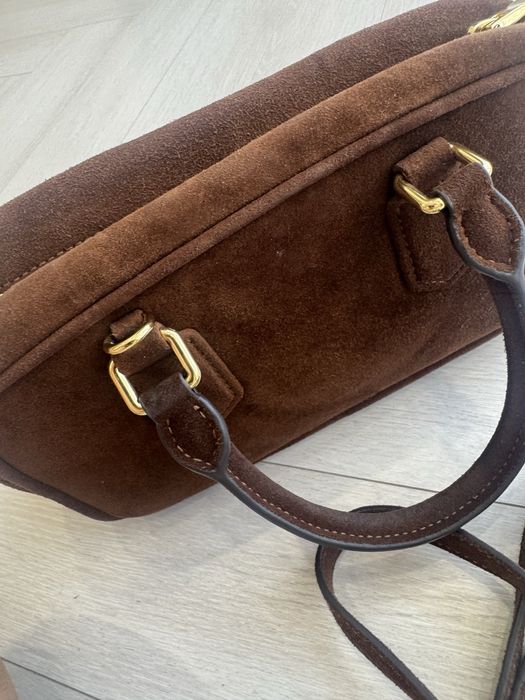 Замшевая сумка miu miu