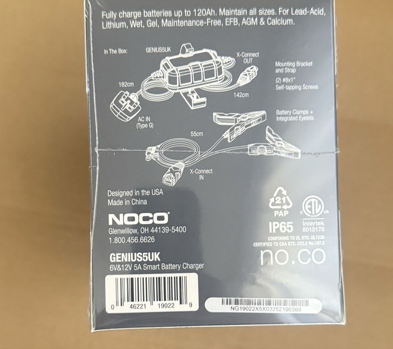 Redresor auto NOCO GENIUS5EU, 6/12V, 5A, 120/240V