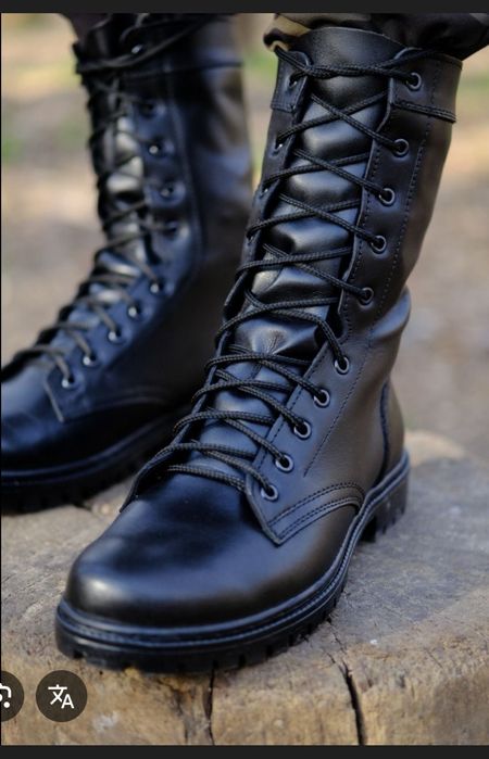 Берцы мужские кожанные новые