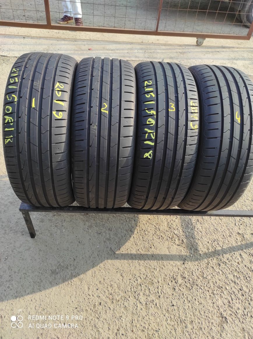 Vând anvelope vara 215/50/18 215/50r18 HANKOK