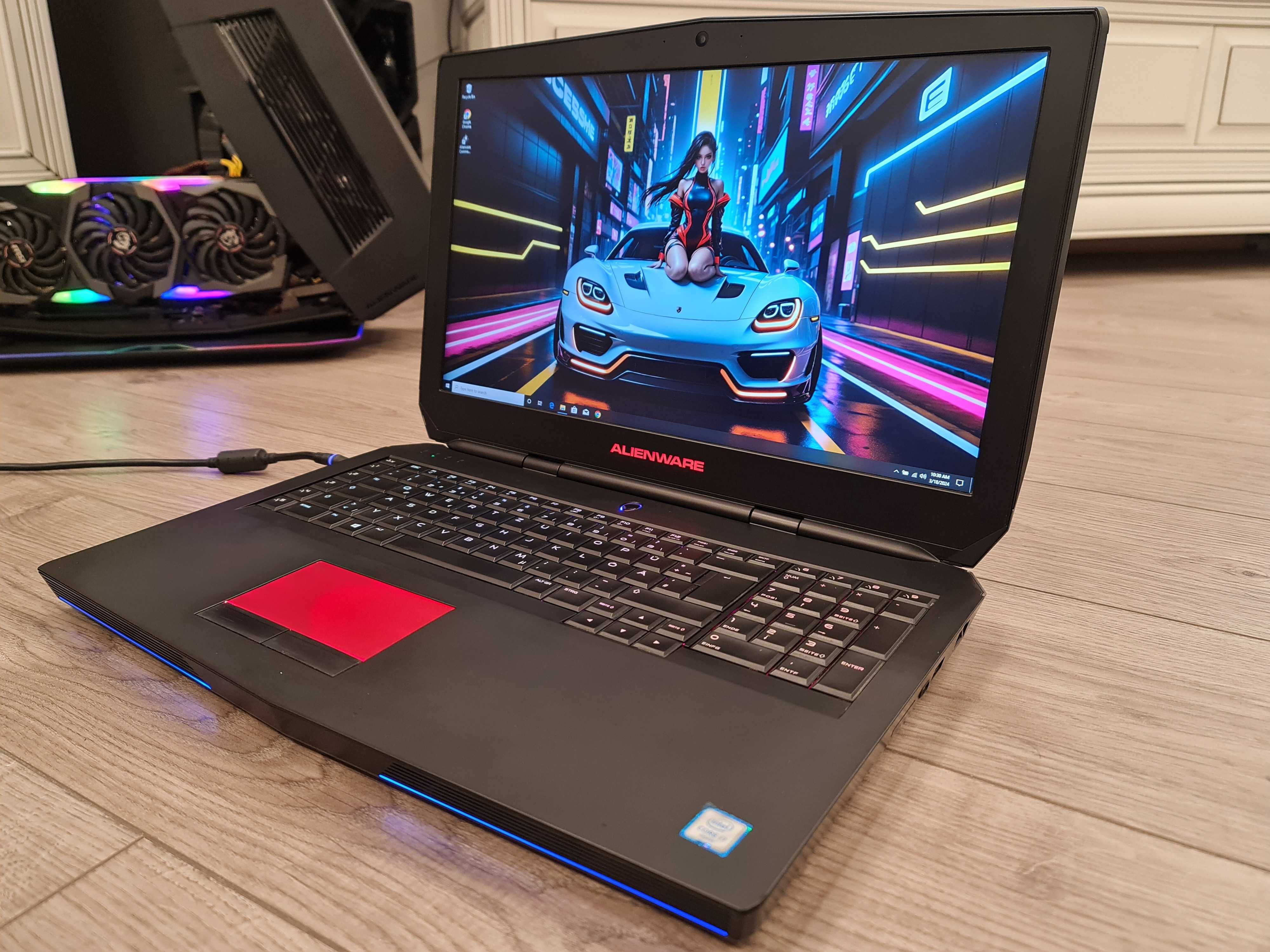 Laptop gaming alienware 17,3" ,intel core i7 ,video 8 gb, ram 32 gb