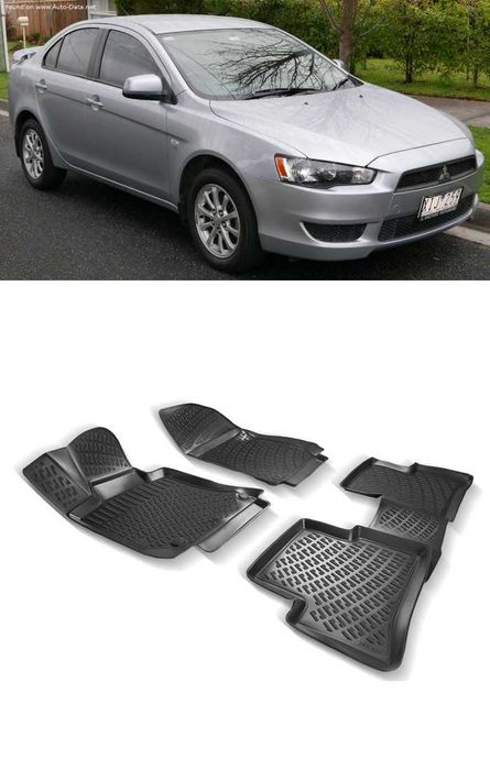 Гумени стелки RizLine съвместими с Mitsubishi Lancer 07-17