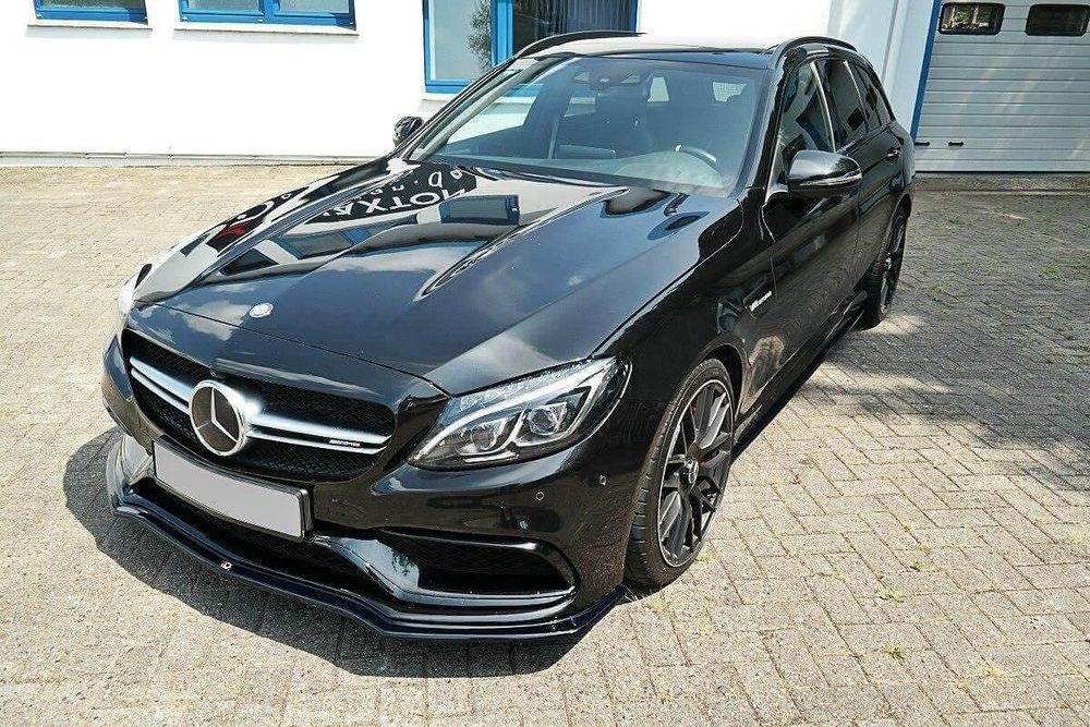 Спойлер за предна броня maxton design за mercedes benz w205 c63 (2014-