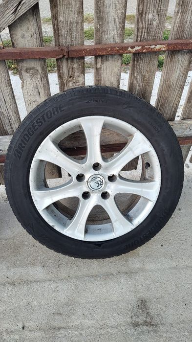 Roți 5x112 R16 cu anvelope de iarna Bridgeaone blizzak lm005 205 55 16