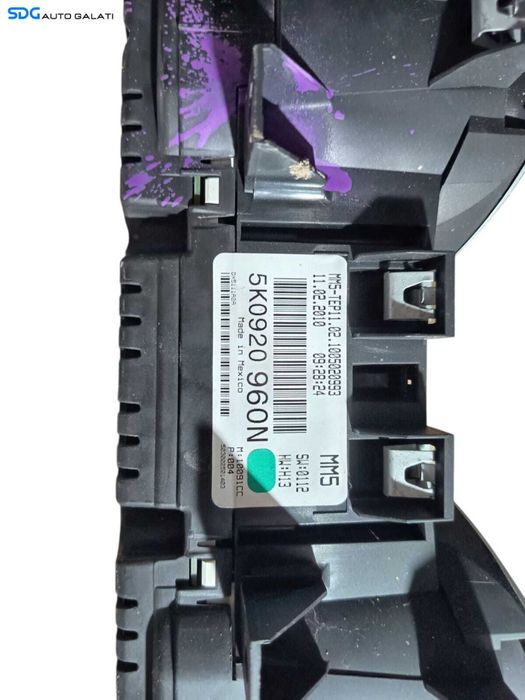 Kit Pornire ECU Calculator Motor Ceas Ceasuri Bord Chei Cheie Imobilizator Volkswagen Golf 6 1.6 TDI CAY CAYC 2008 - 2013 Cod 03L906023B [LC1739]