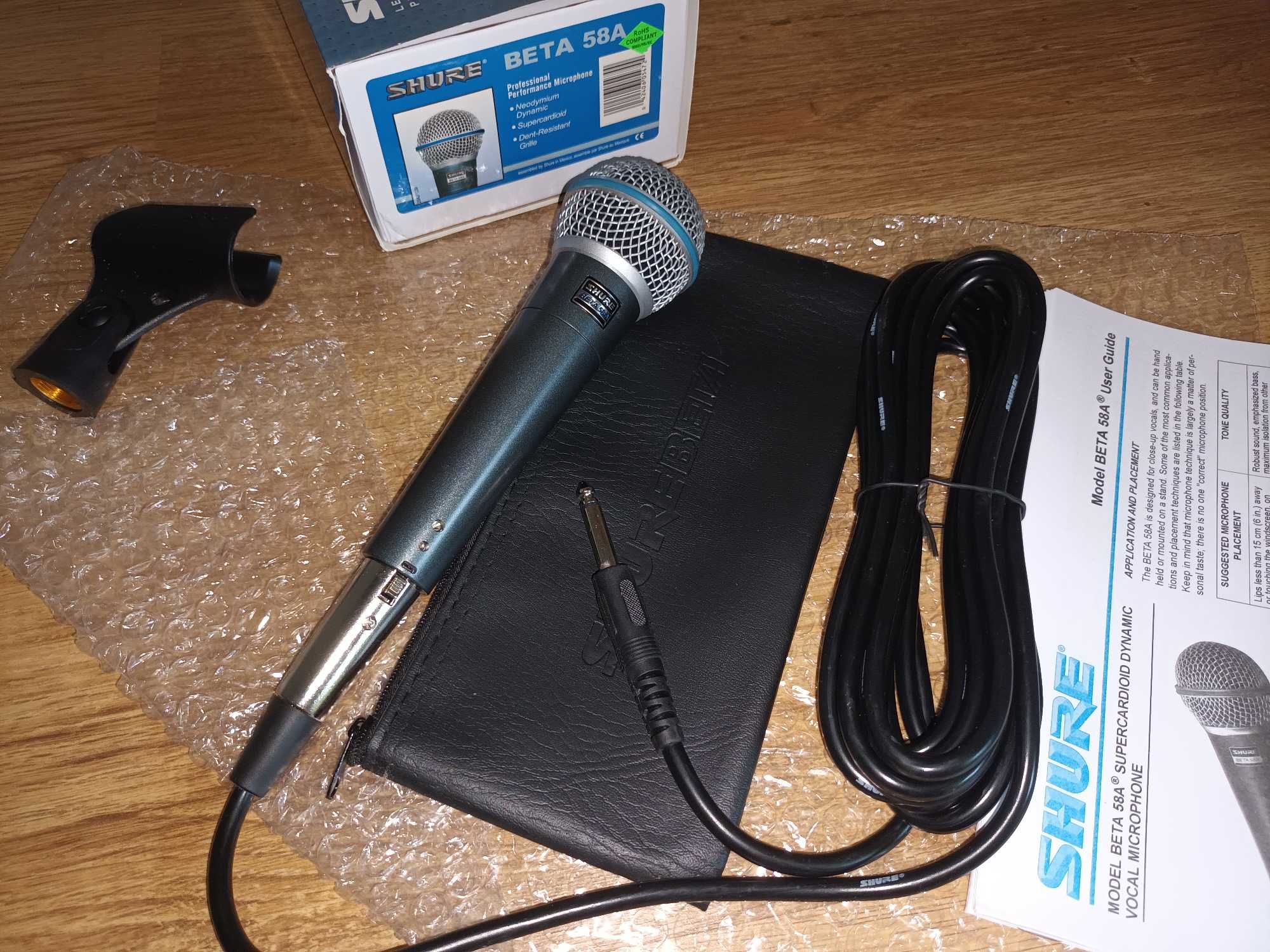 Microfon voce profesional Shure Beta 58 A Microfon Studio / Biserici