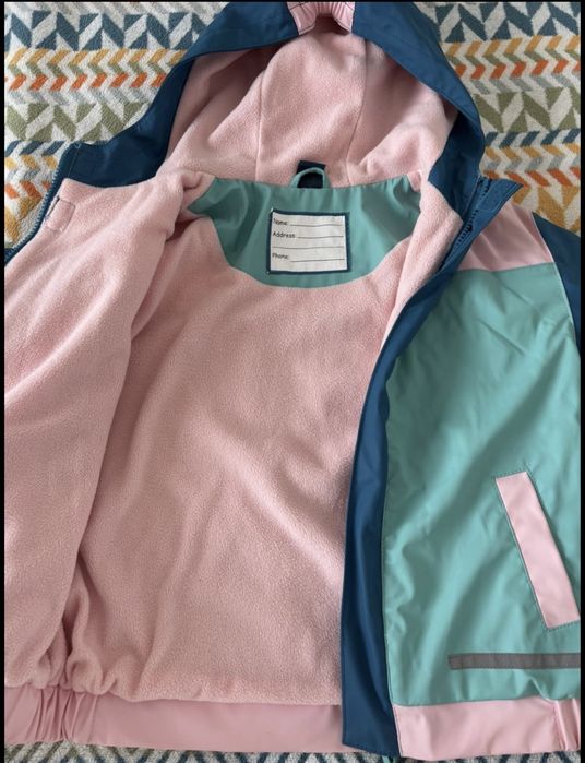 Продам утепленную куртку дождевик