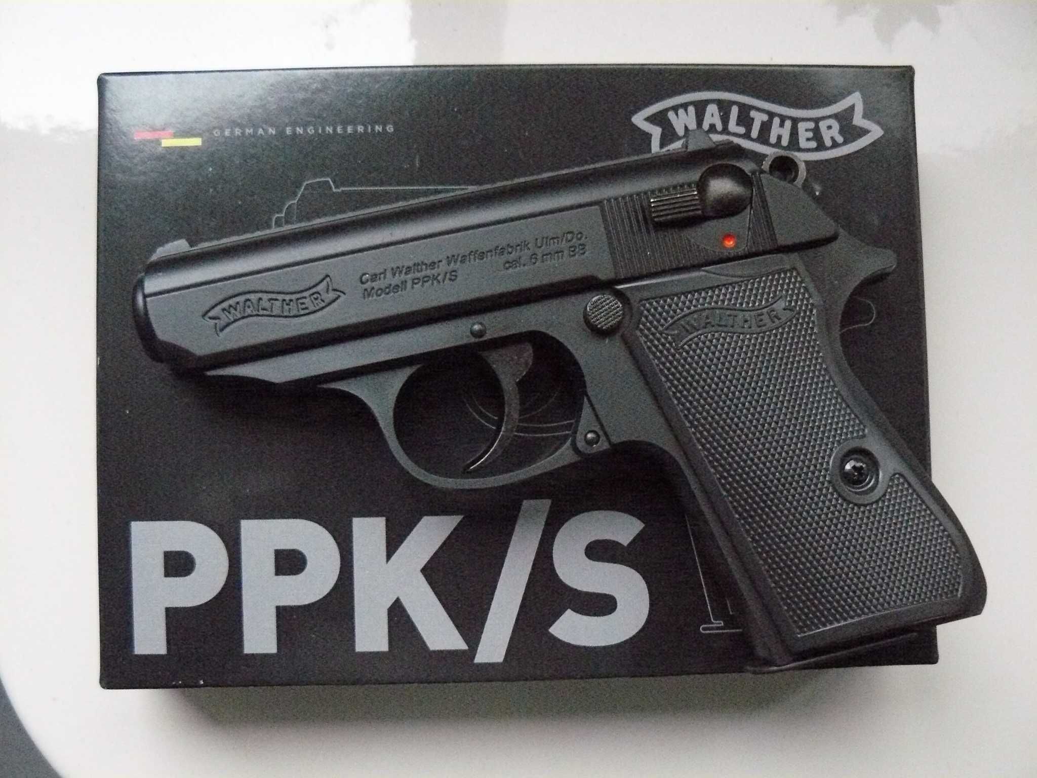 Pistol Airsoft WALTHER PPK/S Spring/Arc,Nou Produs Umarex Cu Licenta