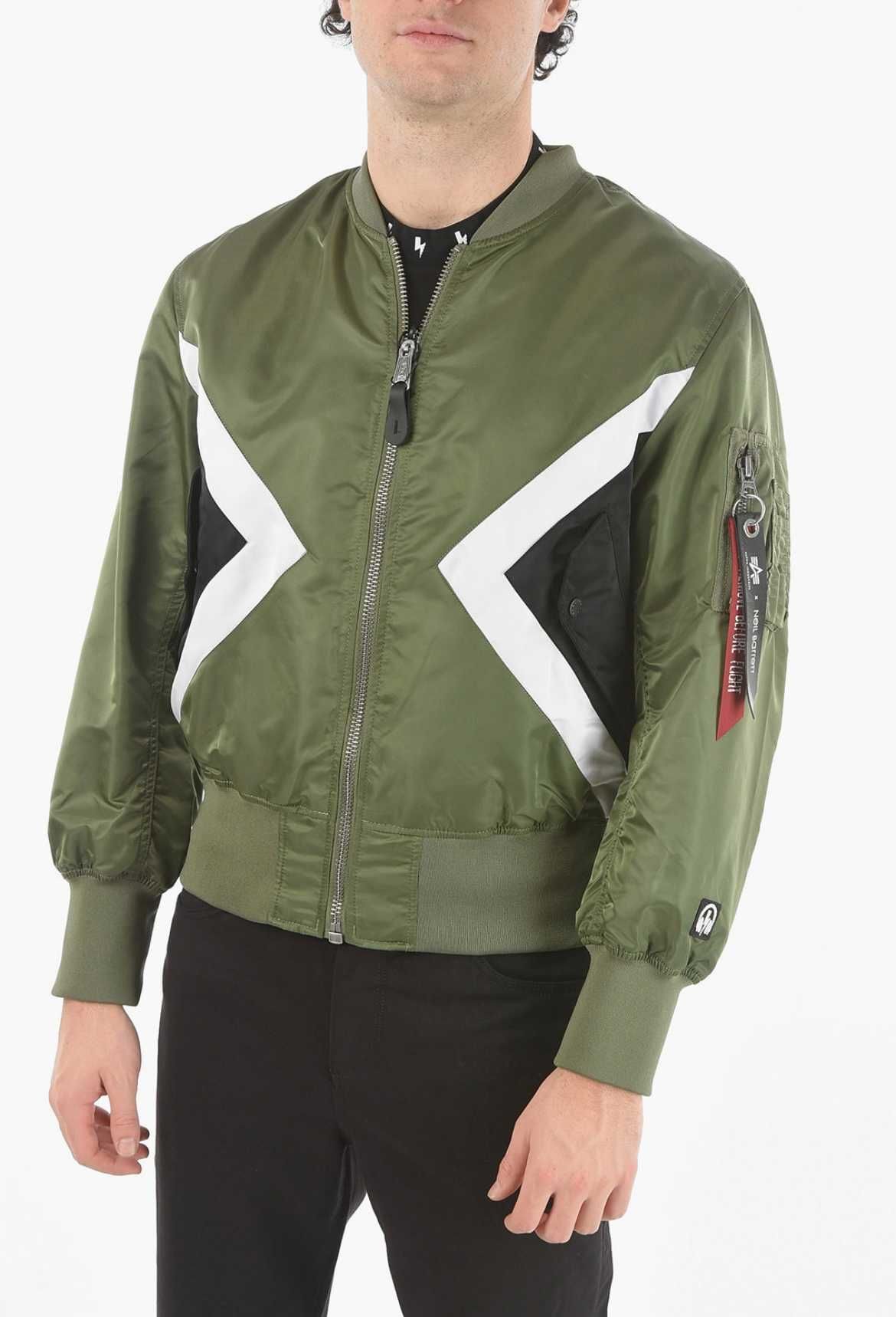 Neil Barrett geaca  fas  bomber M, originala, retail 682 euro