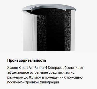 Очиститель воздуха Xiaomi Smart Air Purifier 4 Compact Global Version!
