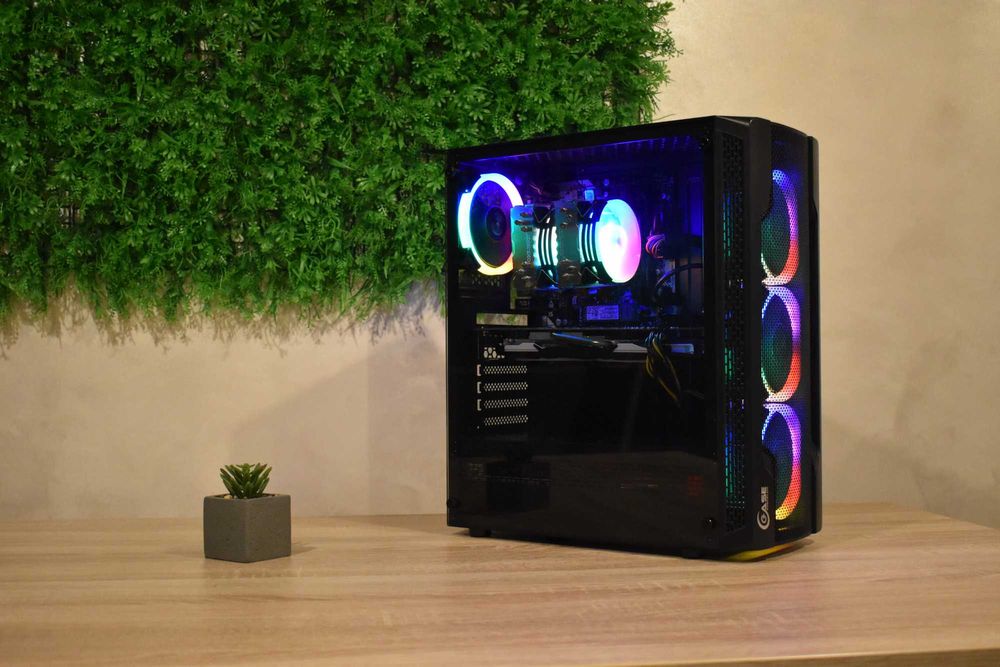 Геймърски компютър Ryzen 5 4500 | GTX 1060 6GB | 16GB RAM | SSD+HDD |