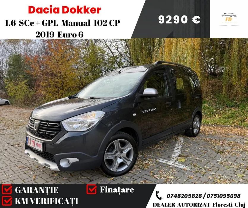Dacia Dokker Dacia Dokker 1.6 SCe Benzin / GPL Stepway