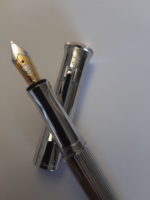 Graf von Faber-Castell Platinum Plated (Stilou + Roler + Pix + Creion)