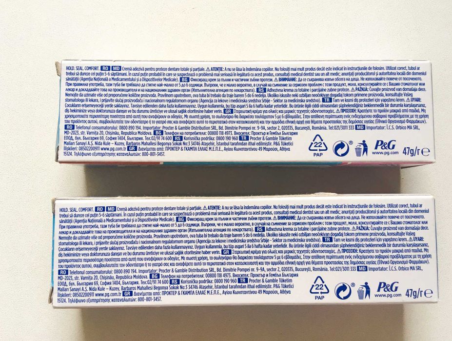 Fixodent Complete Original, 47 g + 47 g, Nou