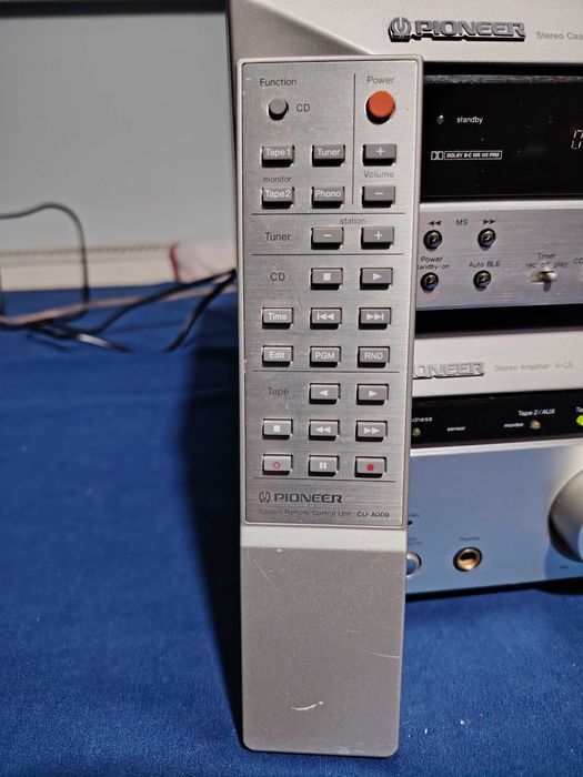 PIONEER A-C5 Stereo amplifier, PIONEER T-C3 Stereo Cassette Deck