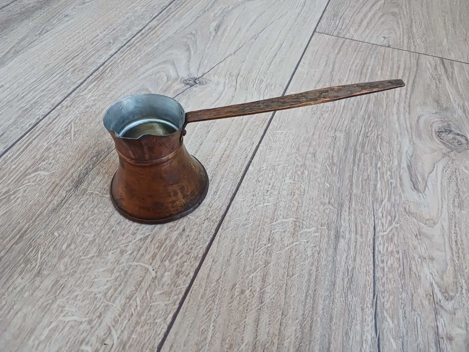 Медно джезве с дръжка