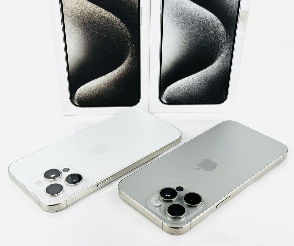 НОВ! Apple iPhone 15 Pro Max 256GB Natural / White Titanium Гаранция!