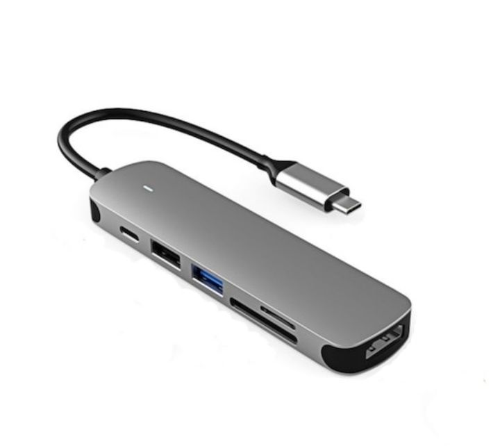 USB Type C Hub 6in1