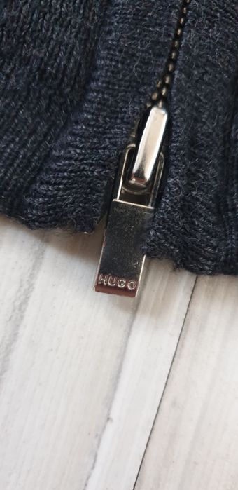 Hugo Boss HUGO Merino Wool Cardigan Knitted Full Zip 50 /L ОРИГИНАЛ!