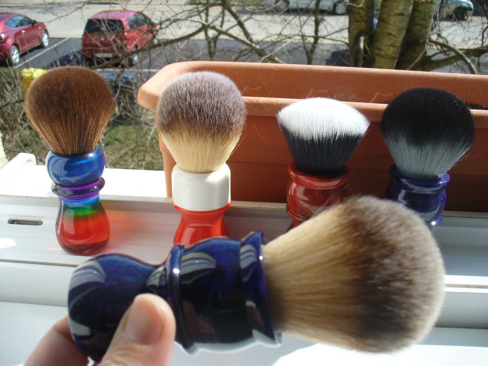 Pamatufuri sintetice pentru ras barbierit Yagi, 26, 28, 30 mm