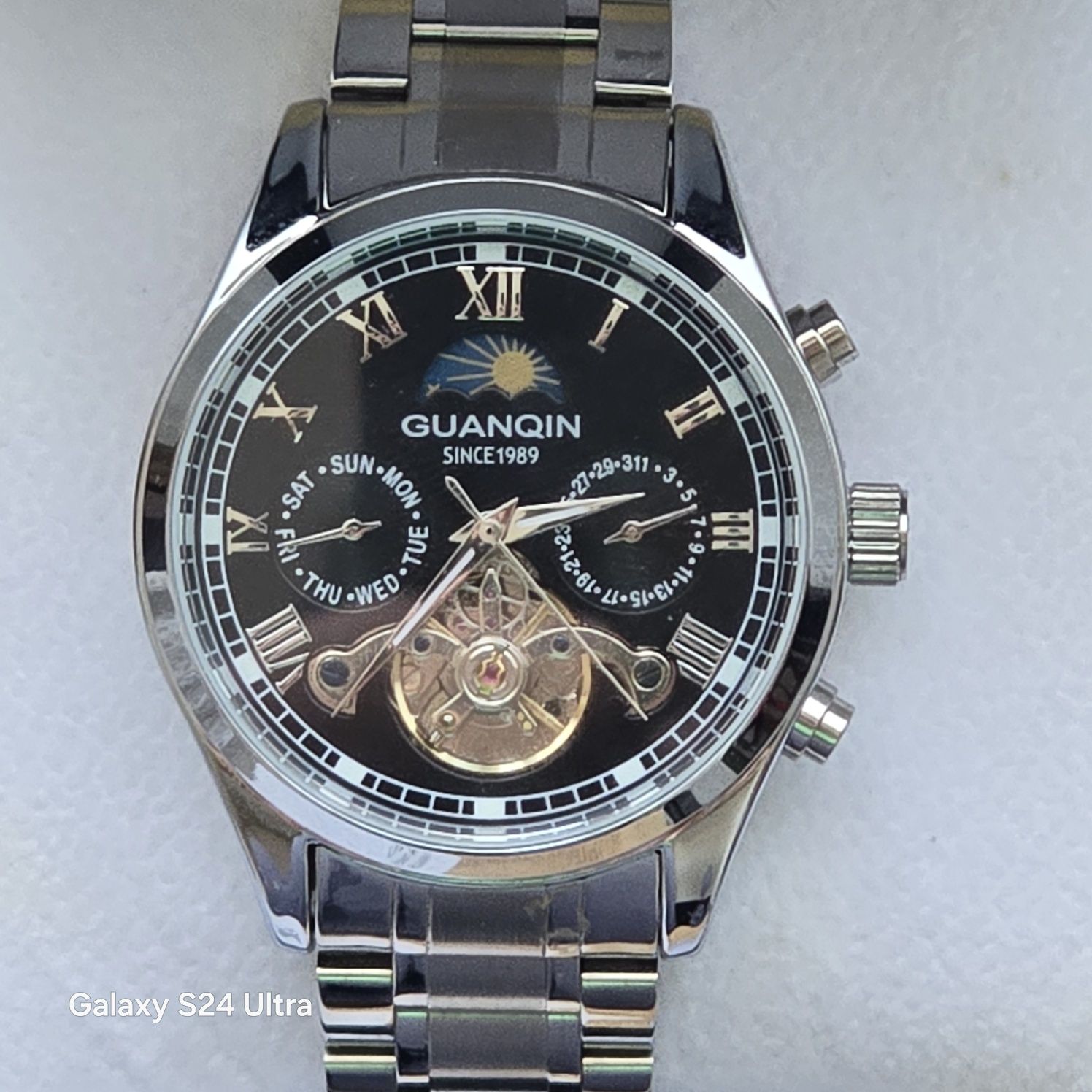 Ceas automatic Guanqin cu funcții