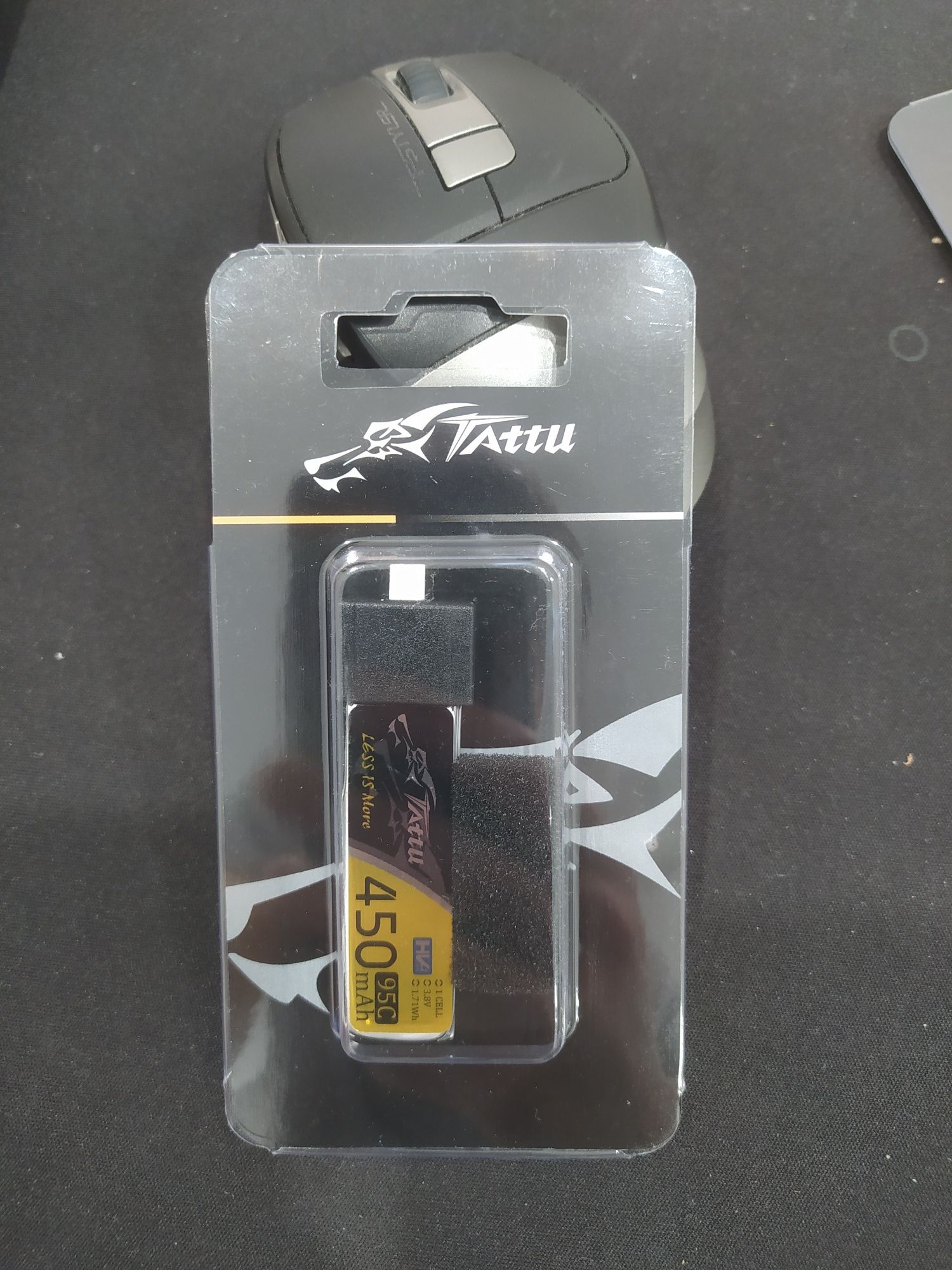 Аккумулятор TATTU 450 мАч 1S Lipo с разъемом BT2.0 для FPV