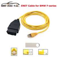 Cablu BMW Enet Diagnoza BMW seriile F/G + Stick 32GB Software inclus