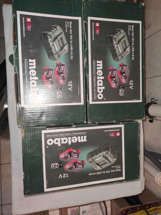 Metabo Set încărcător și acumulatori LIHD 4 Ah, produs nou original