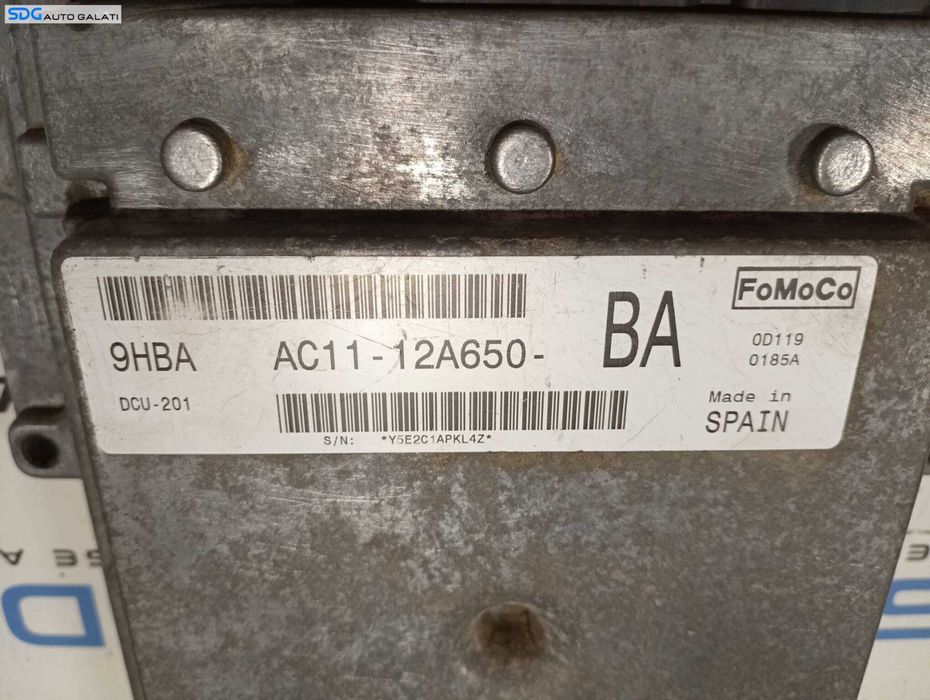 ECU Calculator Motor Ford Transit 2.4 TDCI 2006 - 2015 Cod AC11-12A650-BA [M5165]