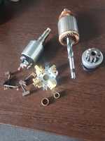 Componente electromotor...bobina bendix carbuni rotor pentru JCB