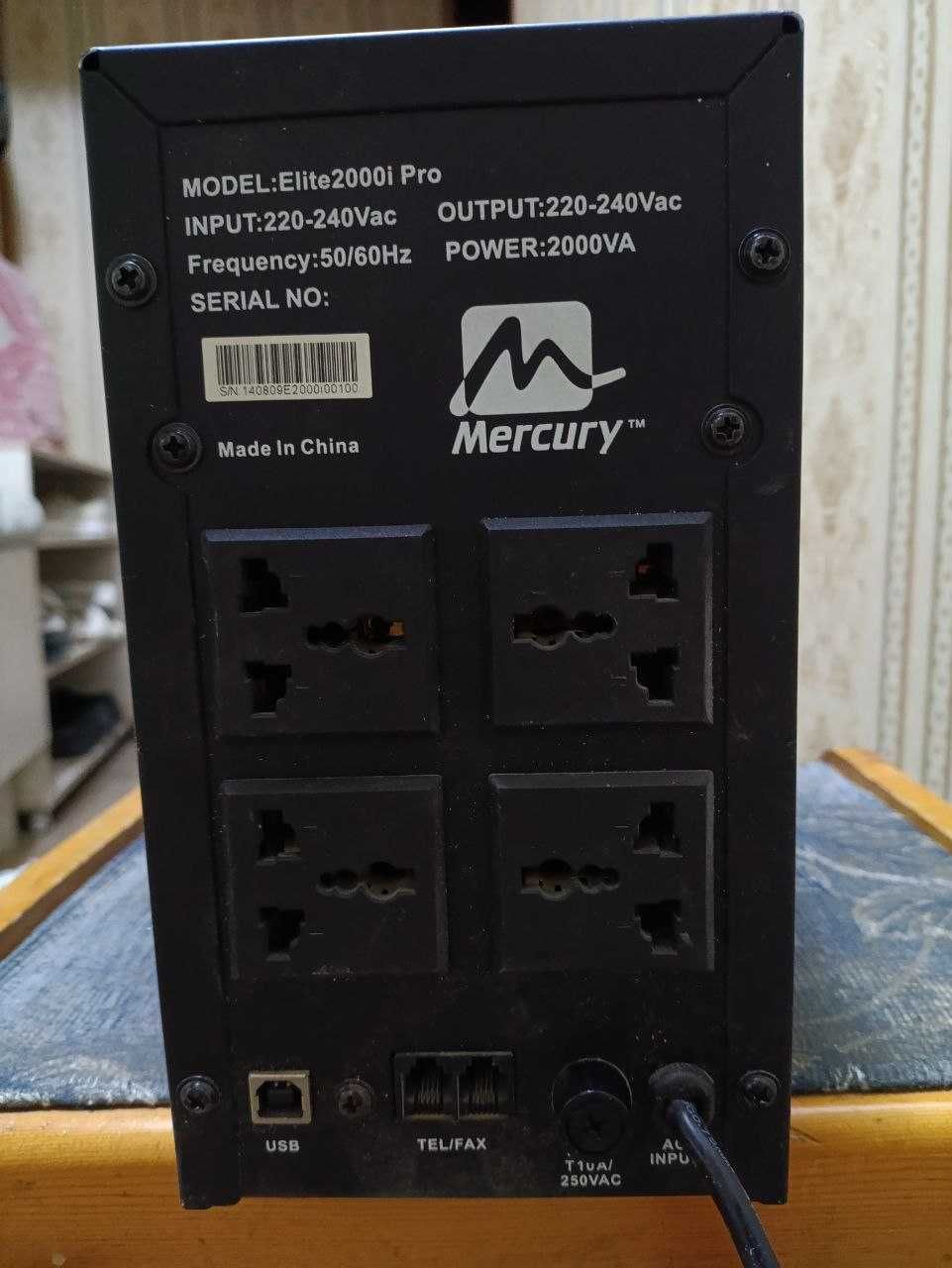 Продается UPS 2000 VA Mercury Elite 2000i Pro