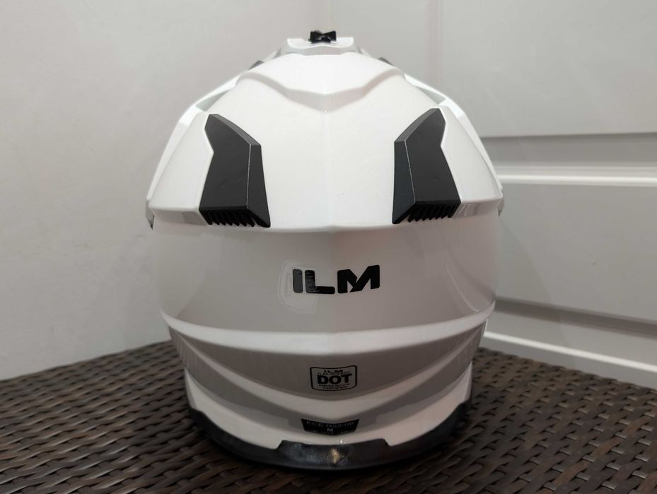 Casca moto ILM cross, Dual Sport, marime M - ochelari de soare