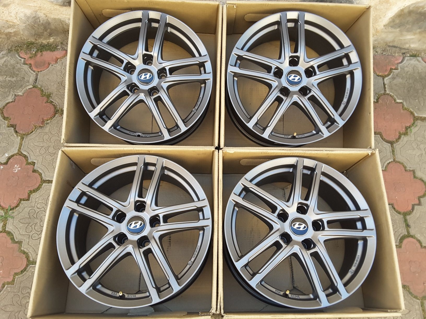 jante aliaj 17; 5x114,3; Hyundai Tucson, Kona, Elantra, i40