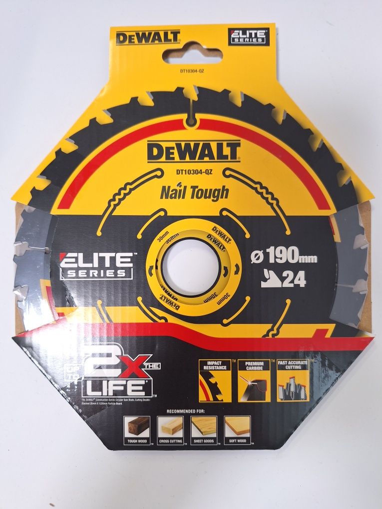 Диск циркулярен за дърво Dewalt DT10304 190×30×24 зъба