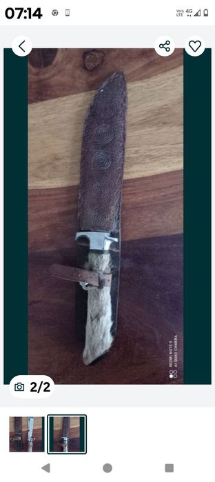 Cuțit artizanal caprioara