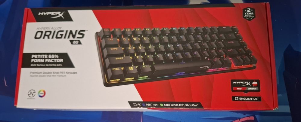Tastatura Gaming mecanica HyperX Alloy Origins 65