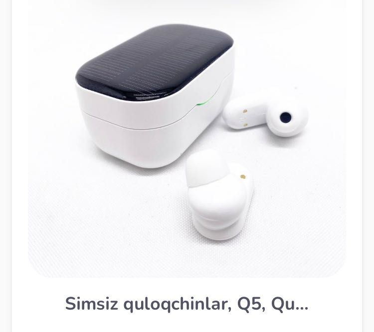 Simsiz quloqchinlar, Q5, Quyoshdan quvvat oladi!