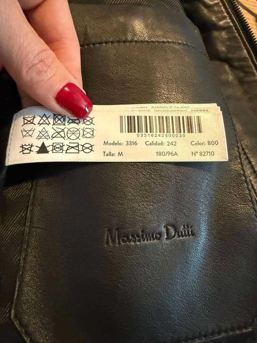 Кожено яке Massimo dutti