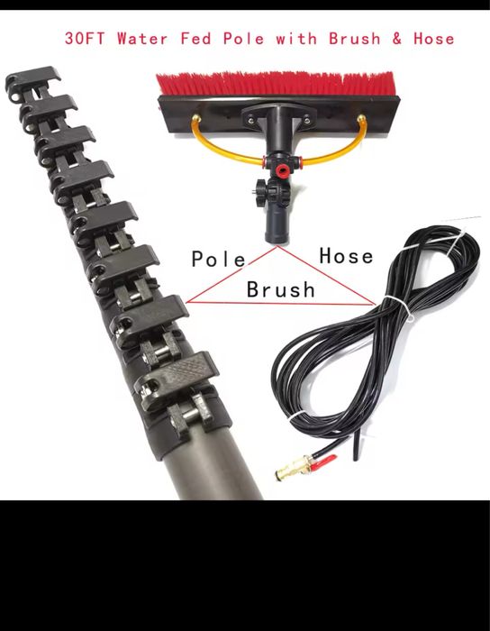 Sistem spalare geamuri carbon 10 metri