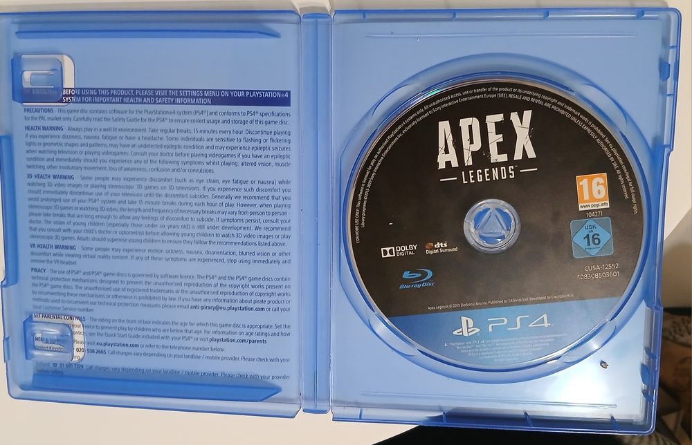 JOC APEX PS4 Apex Legends 1 , 2