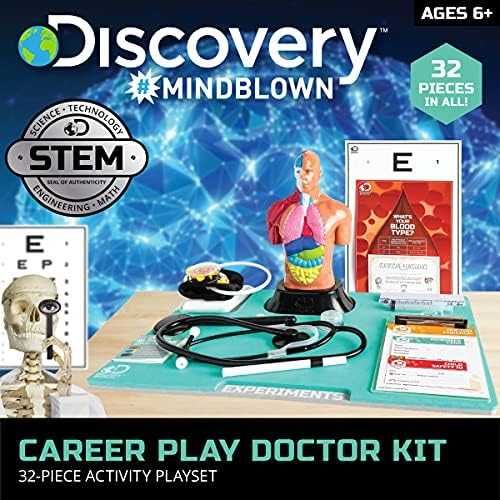 Нов Детски Лекарски Комплект 32 Части - Докторски Играчки STEM за деца