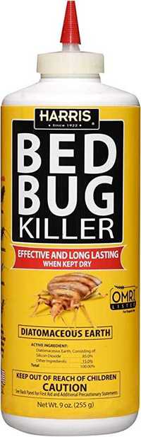 Средство от клопов Harris Bed Bug Killer, Diatomaceous Earth Powder