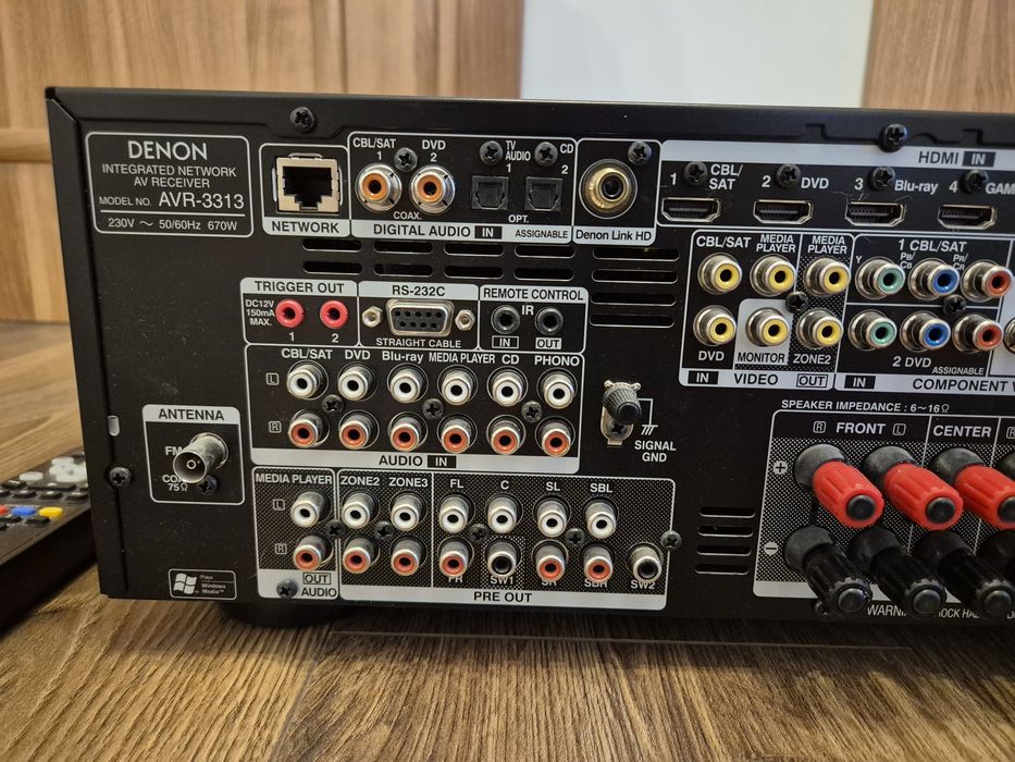 Receiver 7.2 Denon AVR-3313 High-End / 7x165w./ ARC