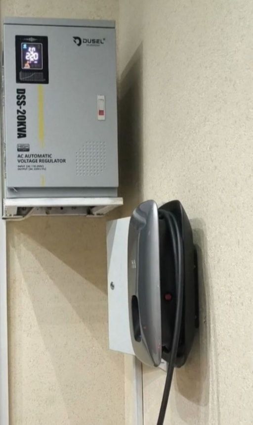 7kwt зарядка установим для электромобилей  
Подключение 220В и