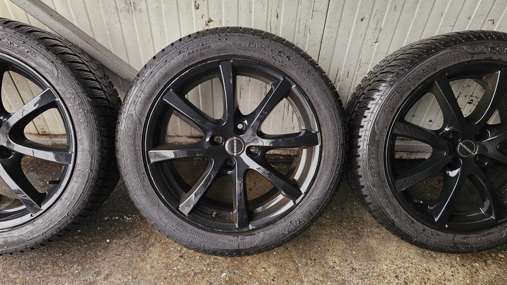 Jante Aliaj CITROEN DS5 (BORBET) + Cauciucuri Iarna 215/50/R17