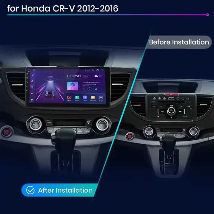 Мултимедия Двоен дин за HONDA CRV Навигация плеър с Android CR-V