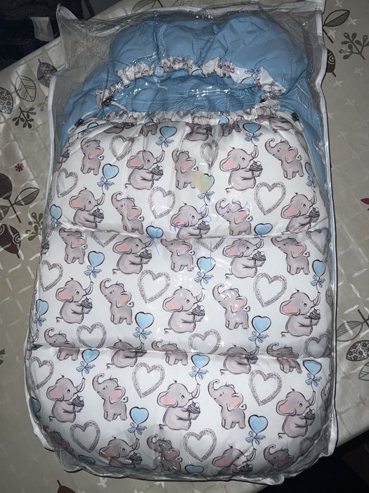 Продам зимний конверт на выписку для мальчика