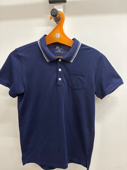 Поло темно синие 164см